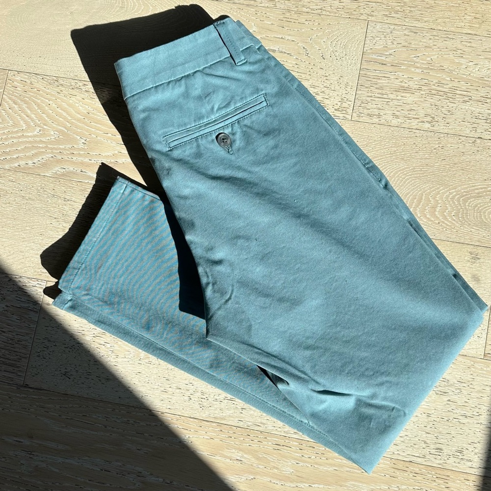 Blue Chinos with Smooth Cotton Blend Slim 28x28 NWT